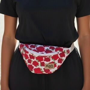 Extreme 80s Floral Print Fanny Pack NWT